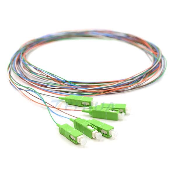 SCAPC Fiber Optic Pigtail WITH 12 COLOR