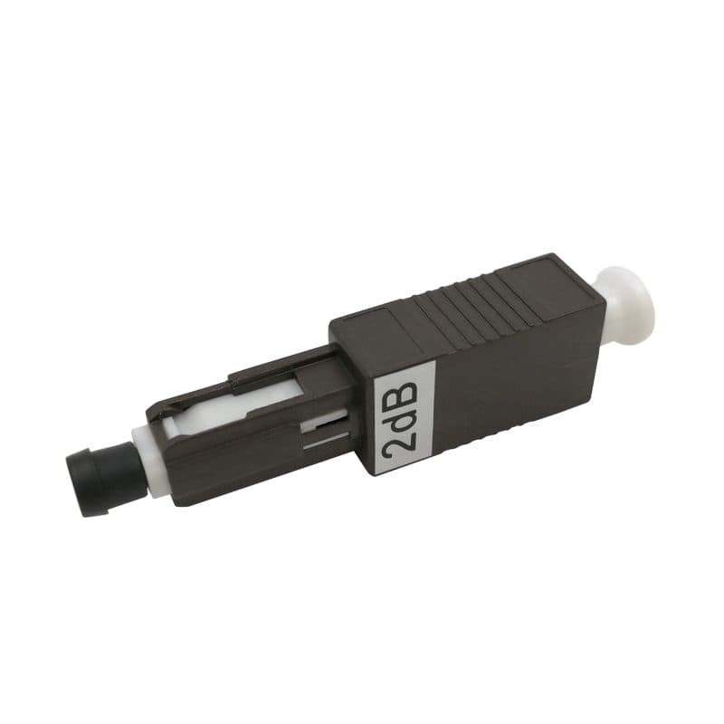2db Black MU Fiber Optical Attenuator