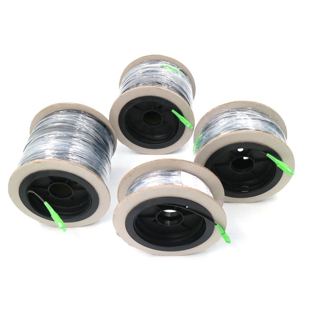 SC APC Drop Cable Patch Cord With Cable Reel Roll
