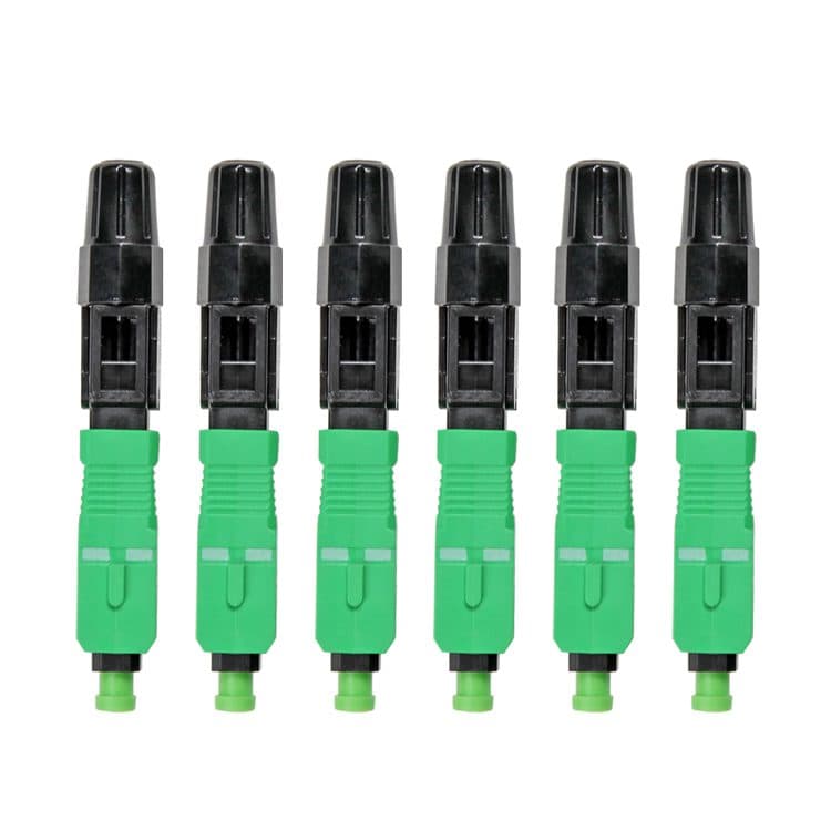 SC APC 50mm Fiber Quick Connector for FTTH Network