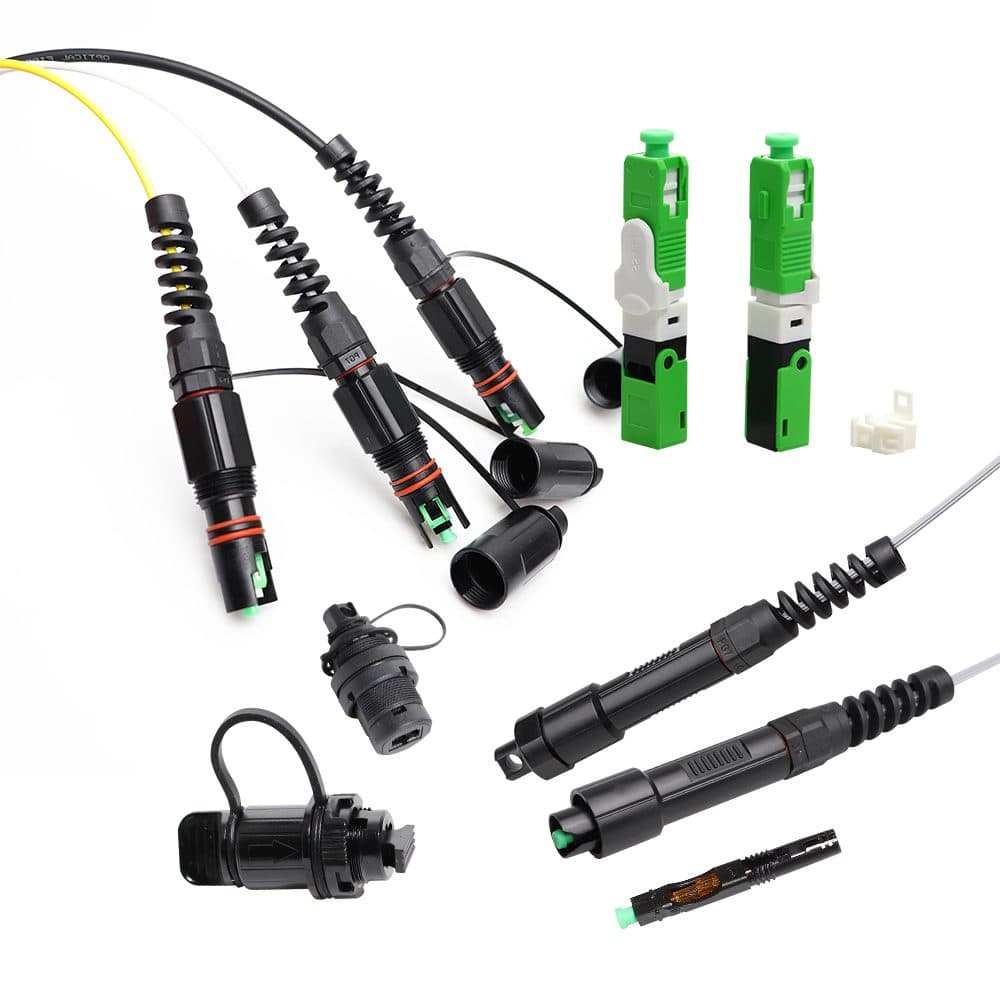 Outdoor Waterproof fiber optic Mini SC Fast Connector