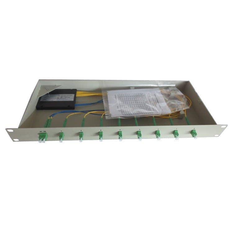19inch 1U Fiber Optical Splitter Patch Panel