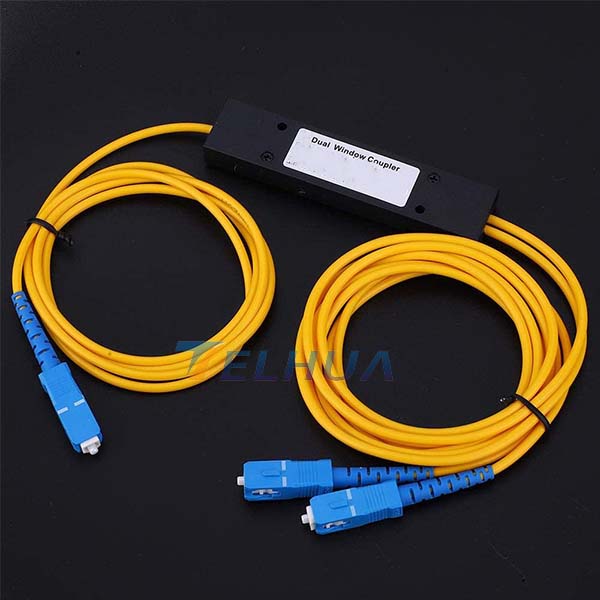 Box Type FBT Fiber Optic Splitter SC PC FTTH SC PC Connector Single Mode-1