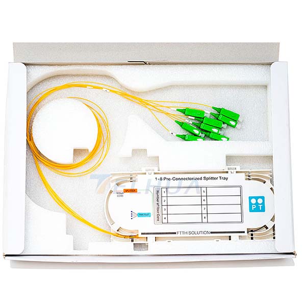 1x8 Optical Splitter Tray SCAPC for building