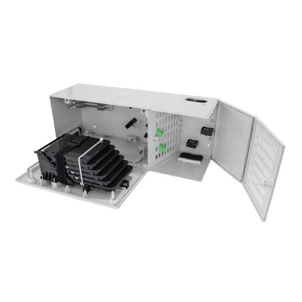 FTTH FTTX MODB Fiber Optic Multi Operator Distribution Box 48FO with 48pcs SCAPC Simplex adapters