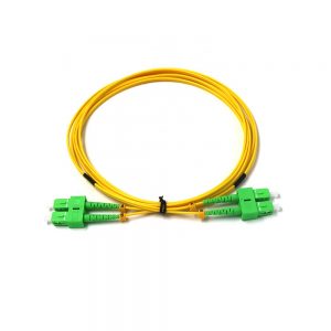 Fiber Optic indoor Jumper SCAPC- SCAPC 9-125 LSZH G657A2 Optic patch cord