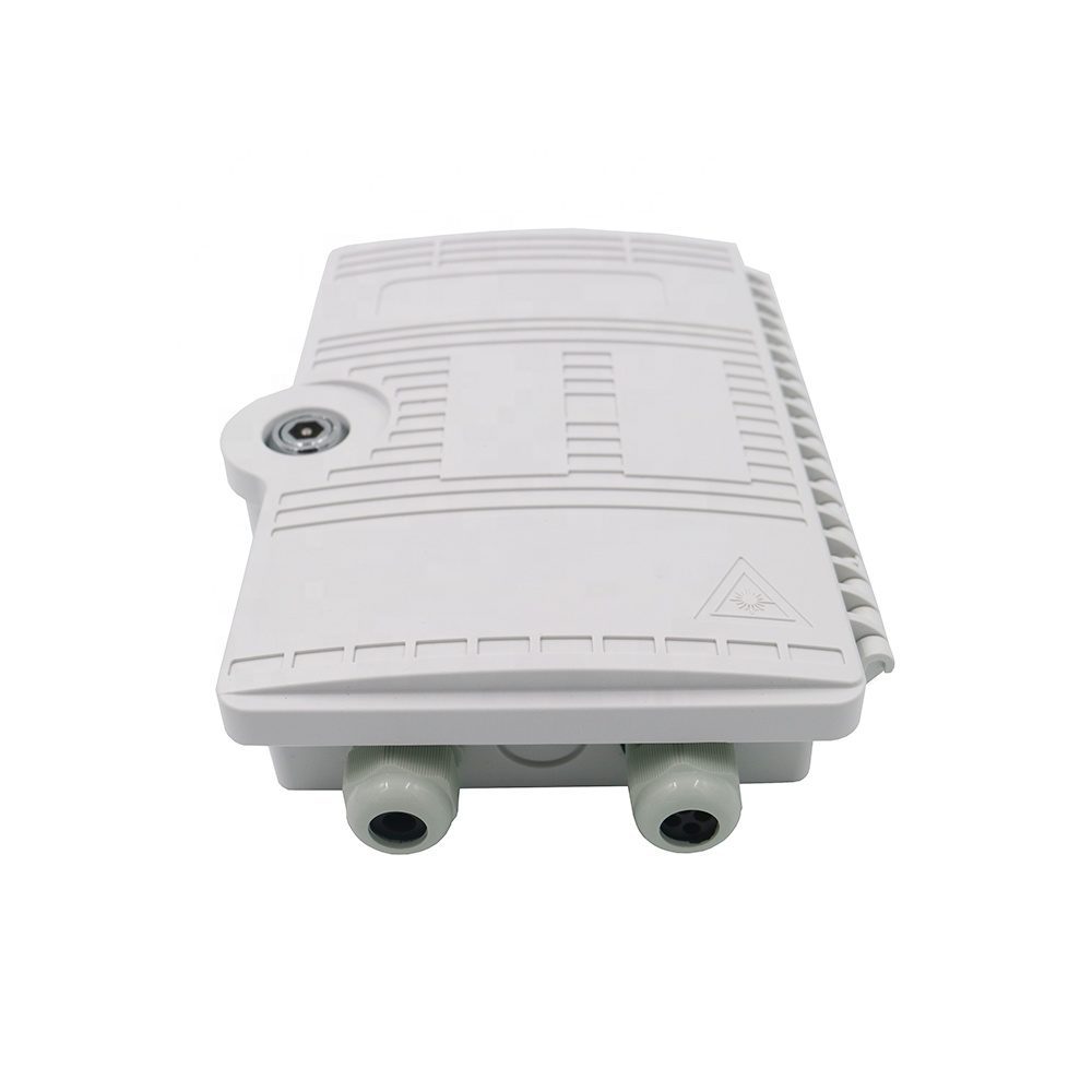 FTTH 2 4 core fiber optical terminal box with wall mounting accessories